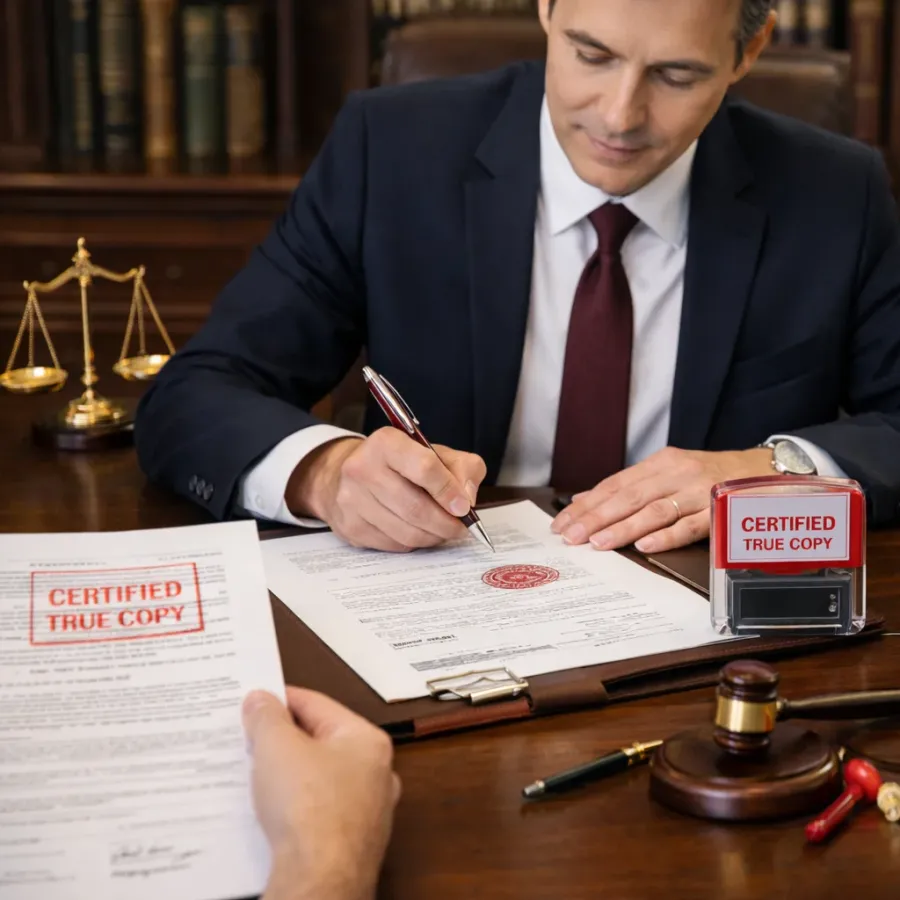 Certification Of Documents — Notary Stamp Scarborough