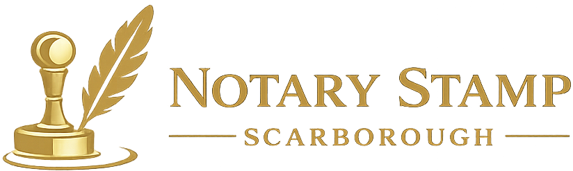 Notary Stamp Scarborough professional notary services log